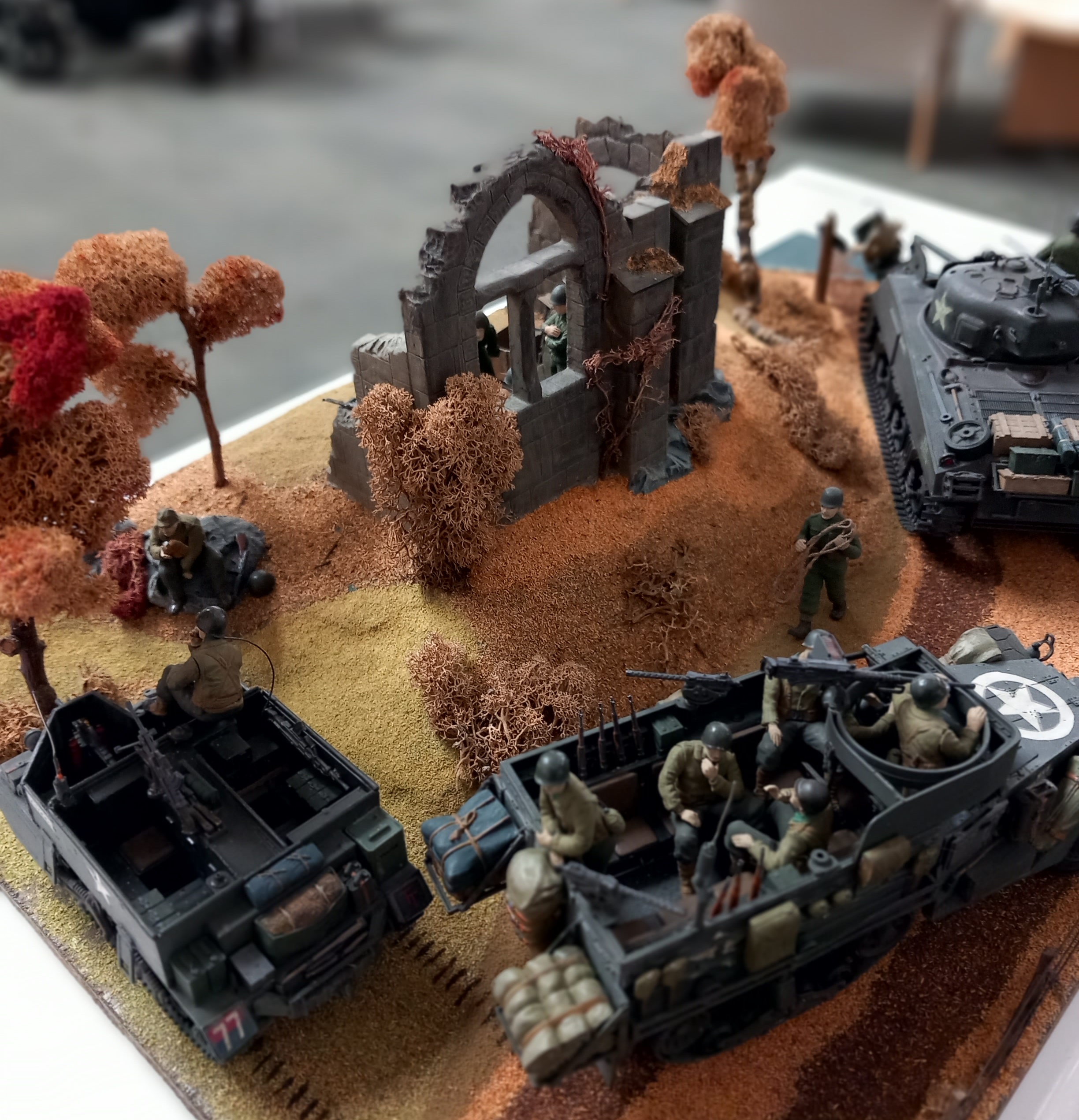 One of the dioramas