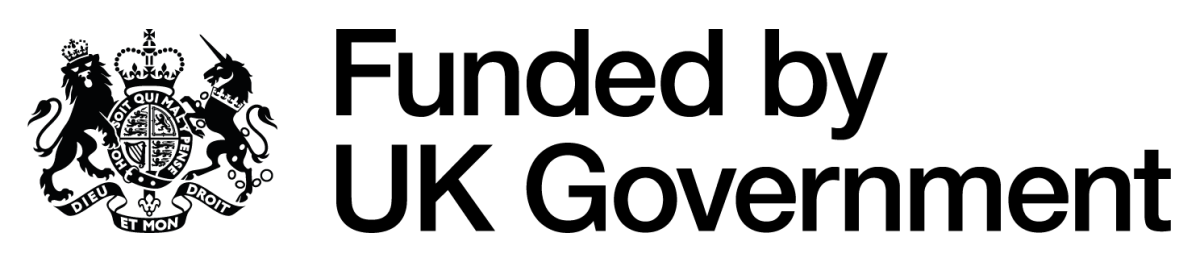 Logo: Funded by UK Government