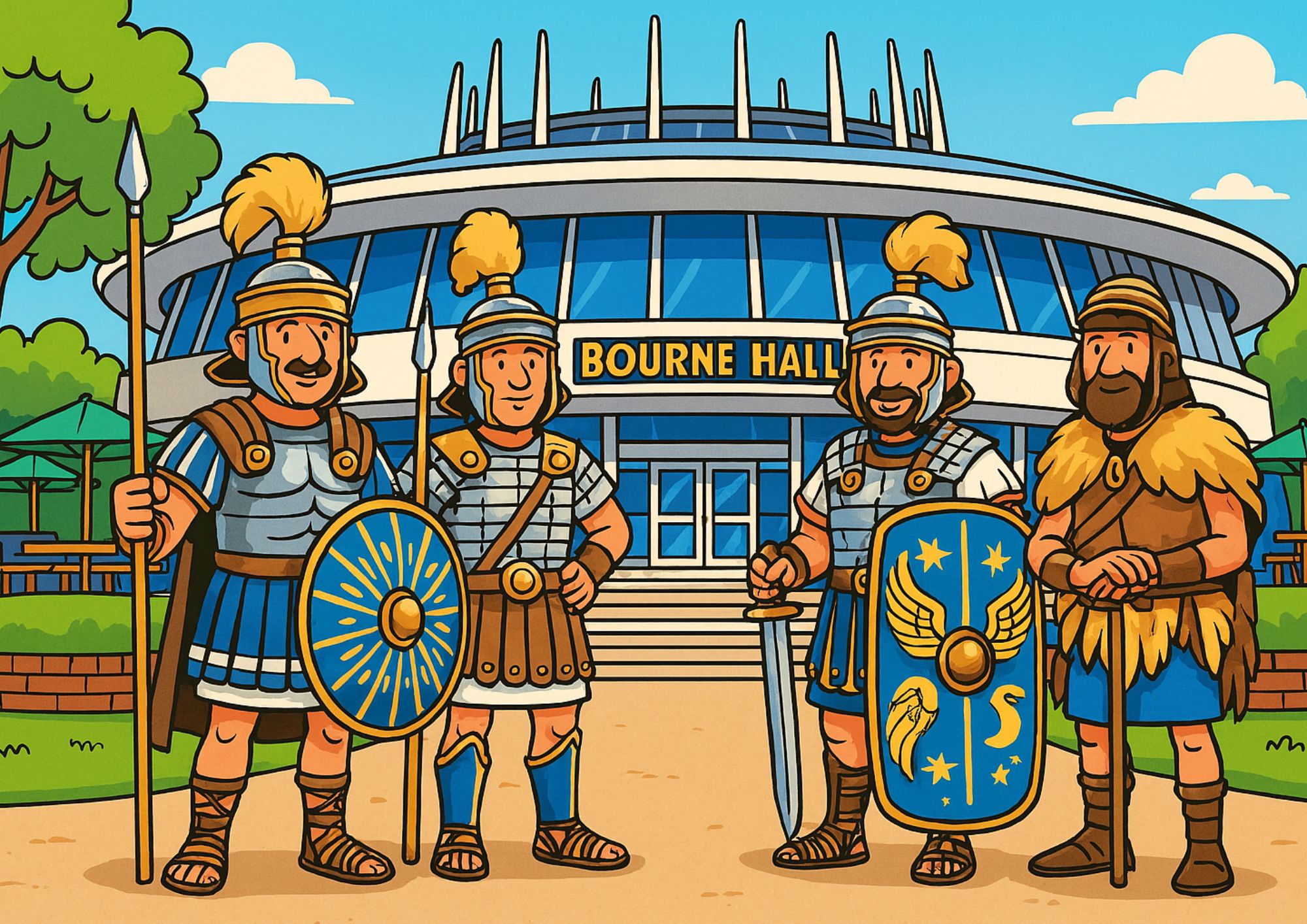 Cartoon Romans Cartoon Romans at Bourne Hall