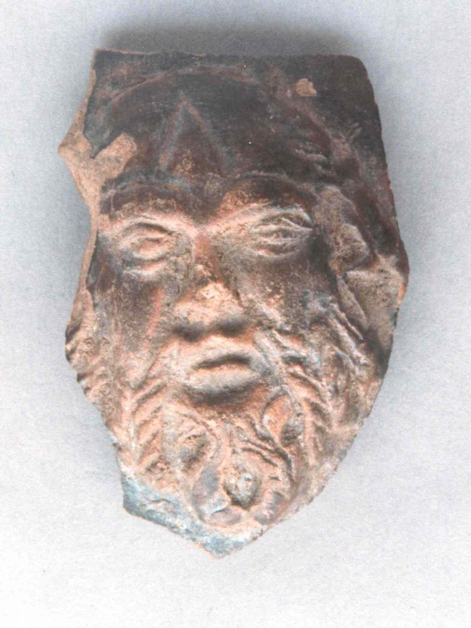 Roman pottery mask